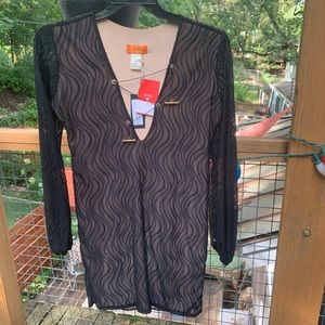 Black Lace Wave Savee Dress